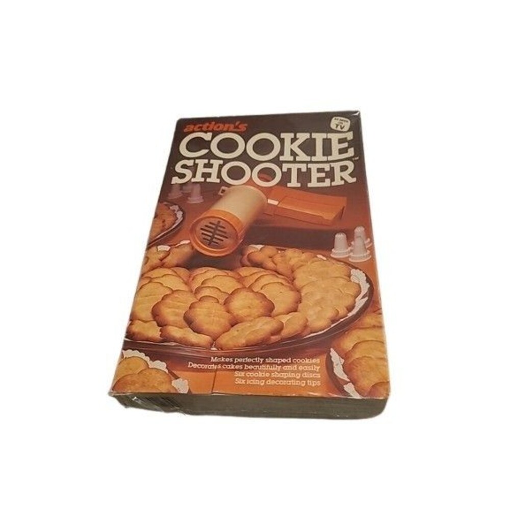 Vintage Action’s Cookie Shooter (1984) • As Seen On TV  • Sealed • Retro Kitchen